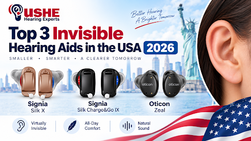 Top 3 Invisible Hearing Aids in the USA 2026 Compared