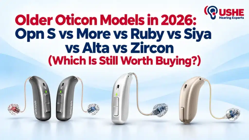 Older Oticon Hearing Aids Compared
