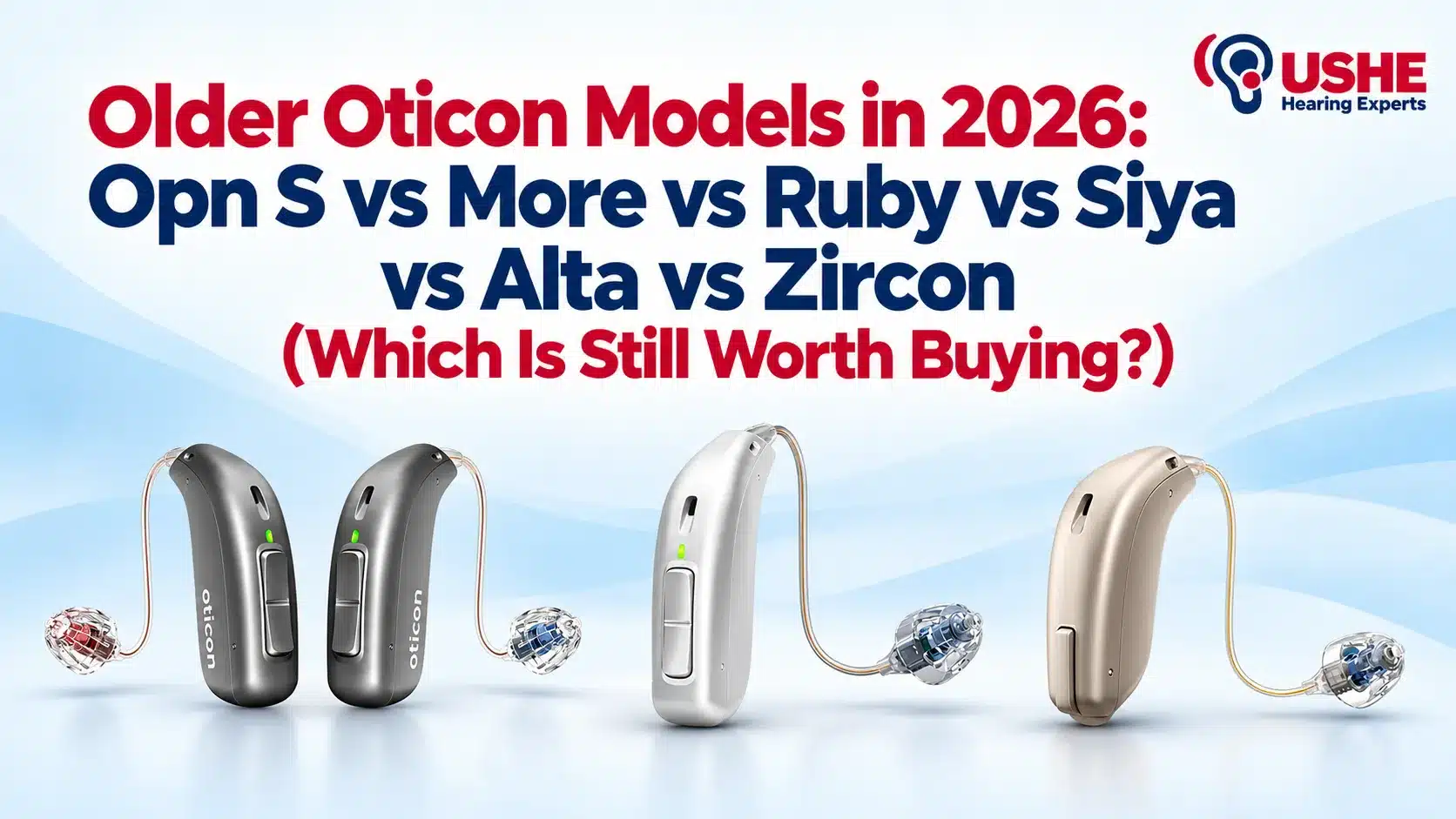 older Oticon hearing aid models