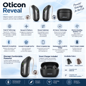 Oticon Reveal Hearing Aid Features