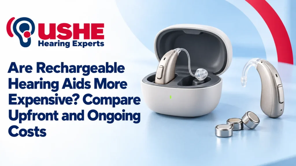 Rechargeable vs. battery hearing aid costs
